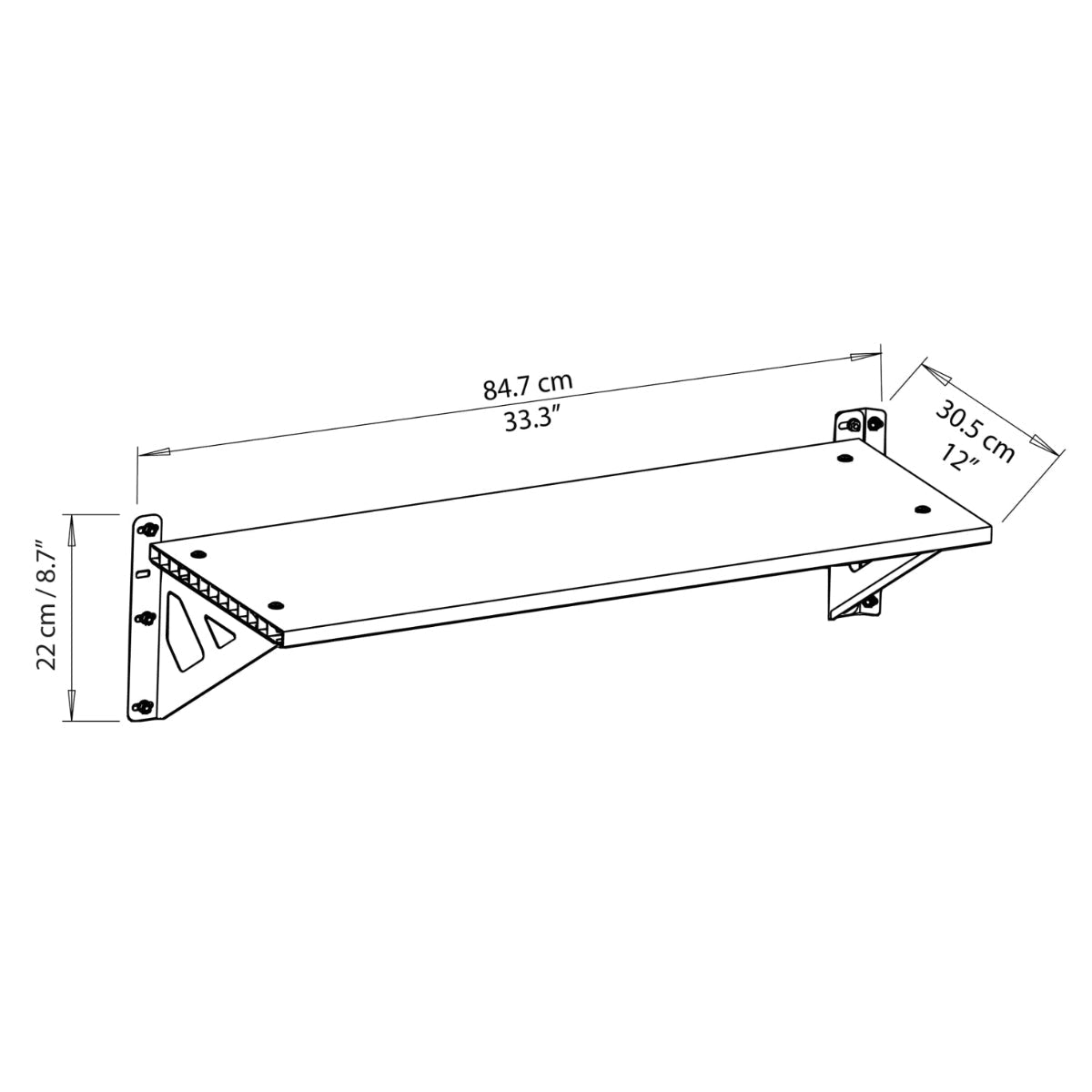 Skylight/Rubicon Shed Shelf Kit | Palram-Canopia - Delightful Yard