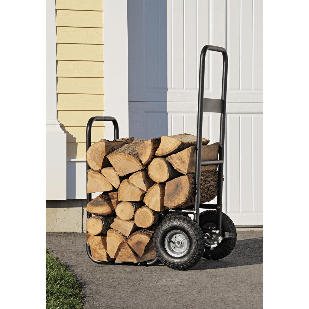 Haul-It Wood Mover Rolling Firewood Cart - Delightful Yard