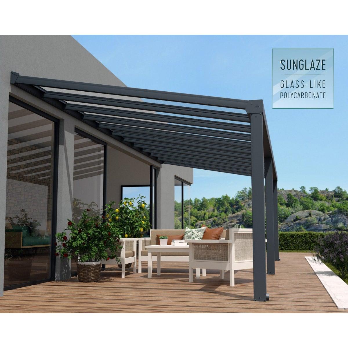 Stockholm Patio Covers 11 x 19 ft. Clear Panels | Palram-Canopia - Delightful Yard