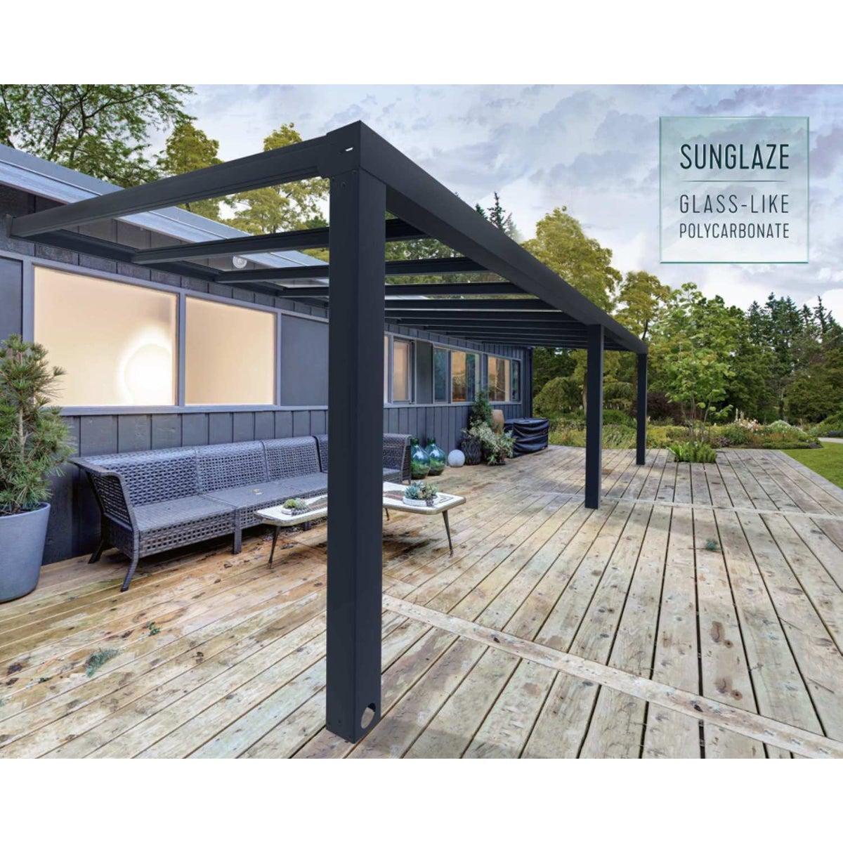 Stockholm Patio Covers 11 x 19 ft. Clear Panels | Palram-Canopia - Delightful Yard