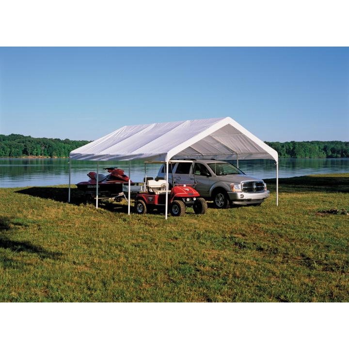 SuperMax Canopy 18 x 20 ft. White - Delightful Yard