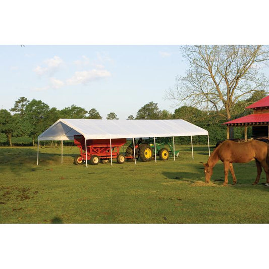SuperMax Canopy 18 x 40 ft. White - Delightful Yard