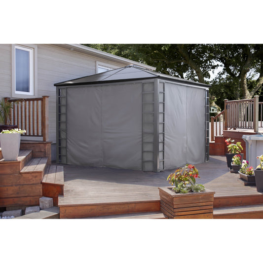 Turia Gazebo Curtains 10 x 12 ft | Sojag-Delightful Yard