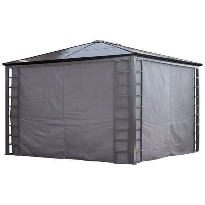 Turia Gazebo Curtains 10 x 12 ft | Sojag-Delightful Yard