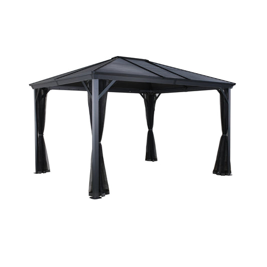 Sojag Ventura Hardtop Gazebo 10 x 12 ft. - Delightful Yard