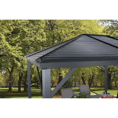 Sojag Ventura Hardtop Gazebo 10 x 12 ft. - Delightful Yard
