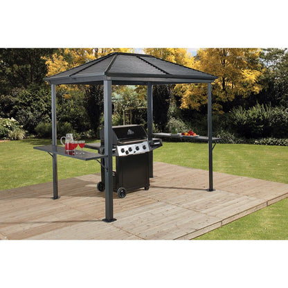 Sojag Ventura Hardtop Grill Gazebo 5x8 ft. - Delightful Yard