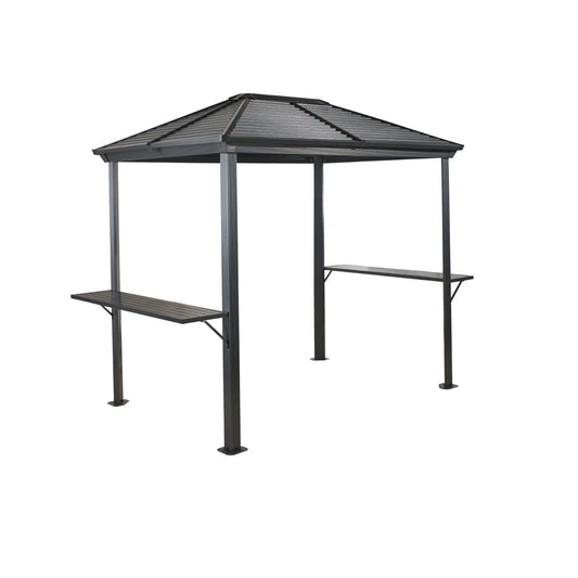 Sojag Ventura Hardtop Grill Gazebo 5x8 ft. - Delightful Yard