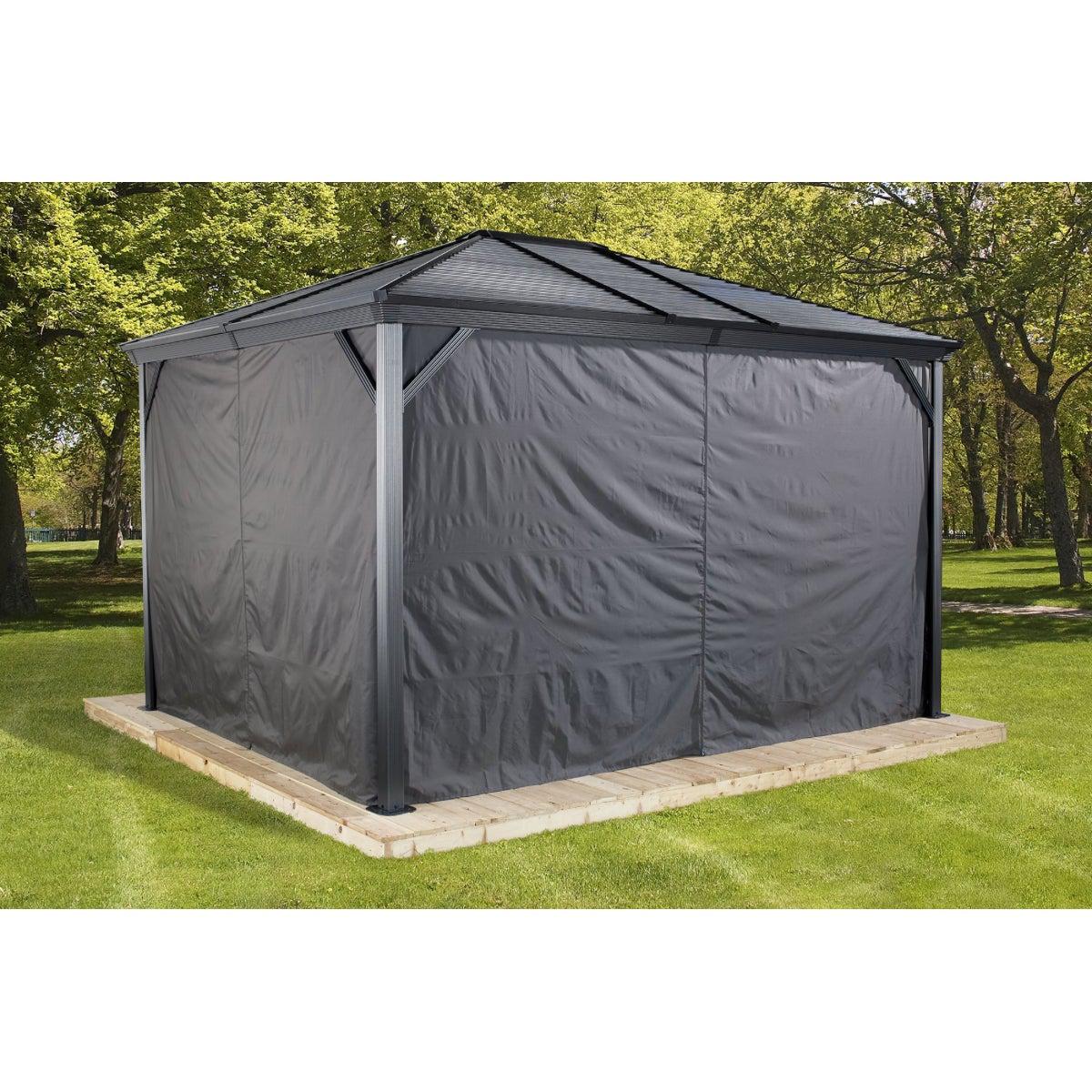 Sojag Ventura Gazebo Curtains 10 x 10 ft. - Delightful Yard