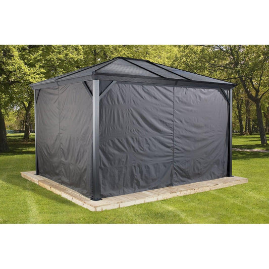 Sojag Ventura Gazebo Curtains 10 x 12 ft. - Delightful Yard