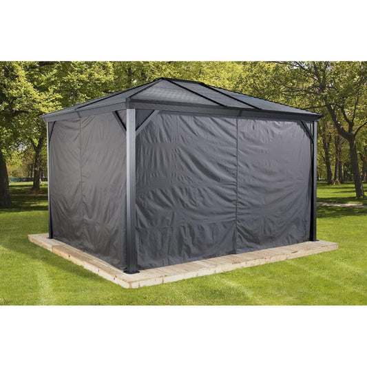 Sojag Ventura Gazebo Curtains 10 x 14 ft. - Delightful Yard