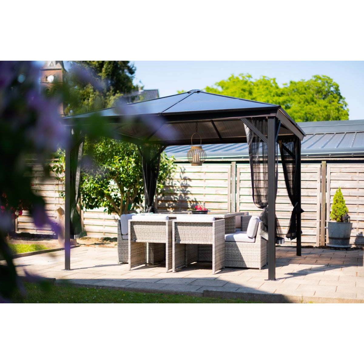 Verona Aluminum Gazebo 10 x 10 ft | Sojag-Delightful Yard