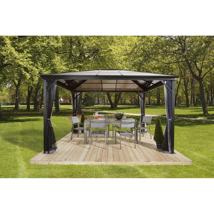 Sojag Verona Gazebo 10 x 12 ft - Delightful Yard