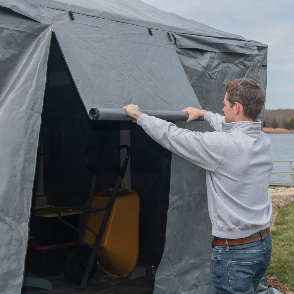 Universal Winter Gazebo Cover 12 x 14 ft | Sojag-Delightful Yard