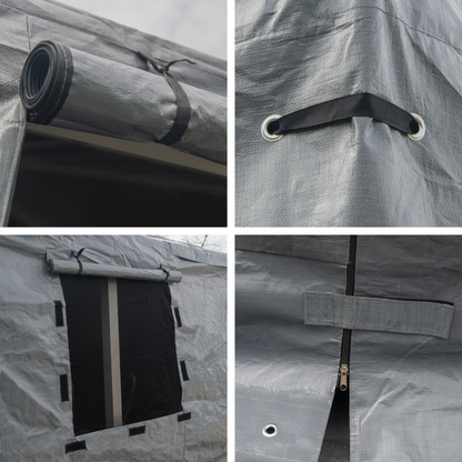 Universal Winter Gazebo Cover 8 x 8 ft | Sojag-Delightful Yard