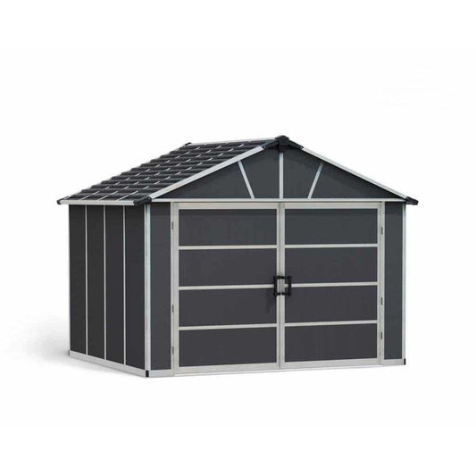 Yukon Garage Skylight Shed 11 x 9 ft. | Palram-Canopia - Delightful Yard